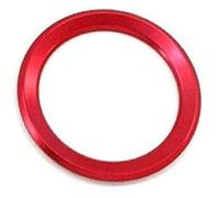MEXWLOP for, Serie X1/X3/X5/X6 1/3/4/5/7, 1 Uds. Decoración del Volante con Estilo de Coche, Accesorios Adhesivos for Cubierta Circular Adhesivo para Volante(Rot)