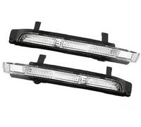 MEXWLOP For Skoda, for Octavia, 2009 2010 2011 2012 2013, accesorios de luz señal giro for espejo retrovisor delantero y lateral coche (solo derecho) Luz indicadora del espejo(BLACK Left and Right)