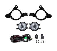 MEXWLOP For Toyota, CHR C-HR 2016 2017 2018 DRL Faros antiniebla Luces diurnas LED for automóvil con cables Accesorios for Lámpara Conjunto de luces antiniebla para coche(Black WHITE)