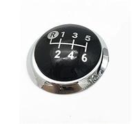 MEXWLOP For Toyota, Corolla, 1.8MT, RAV4, AVENSIS, Yaris D4D, Urban, ALTIS, Scion, tapa con emblema de perilla de cambio de marchas de 5/6 velocidades Pomo de palanca de cambios(6 Speed Black)