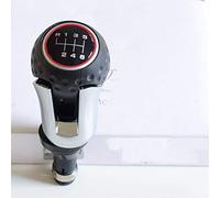 MEXWLOP For VW, for Golf 7 A7 MK7 GTI GTD 2013 2014 2015 2016 2017 2018 LHD ABS Cuero Perilla de Cambio Marchas Coche Palanca Gaitor Cubierta Perilla de cambio de marchas para coche(6 Speed Hand)