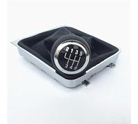 MEXWLOP For VW, for Passat B6 2005 2006 2007 2008 2009 2010 2011 Perilla de cambio marchas estilo automóvil con marco cubierta bota Perilla de cambio de marchas para coche(6 Speed)
