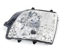 MEXWLOP For, XC70 XC90 2007-2014, retrovisor lateral de puerta, luz giro, indicador cubierta, sin bombilla (1 pieza derecha) Luz indicadora del espejo(BLACK 1pc Left)