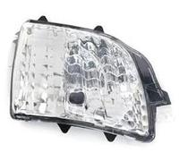 MEXWLOP For, XC70 XC90 2007-2014, retrovisor lateral de puerta, luz giro, indicador cubierta, sin bombilla (1 pieza derecha) Luz indicadora del espejo(BLACK 1pc Right)