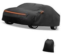 MEXWLOP Funda for Coche, for Ford, for Fiesta, 2008-2021 PEVA Spunlace Algodón Exterior Completa for Todo Clima Impermeable A Prueba de Cubierta completa para coche impermeable al aire l