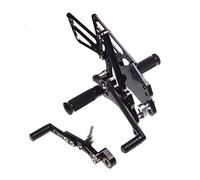 MEXWLOP GSXR 600 2000-2005 GSX-R 750 1996-2005 1000 2000-2004 SV650S SV 650 1999-2012 2011 Reposapiés Estriberas Traseras Reposapiés para motocicleta(GSXR1000 09 16 Black)