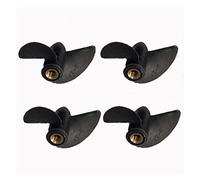 MEXWLOP Hélice de 2 aspas M4 4 Uds con núcleo Cobre, Nailon semiimpregnado Positivo/inverso, for Piezas Modelos Barcos RC Hélice Marina de Alto Empuje(D42xP29.5mm Reverse)