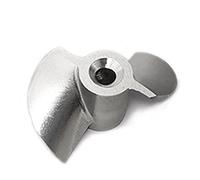 MEXWLOP Hélice de Aluminio Dos aspas CNC, diámetro 29MM/39MM, Interior 4MM/5MM, for Modelo navegación a Chorro dedicado a Control Remoto, Accesorios DIY Hélice Marina de Alto Empuje(Dia. 29mm ID4mm)