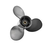 MEXWLOP Hélice fueraborda de 8 HP, 9,9 HP, 10 HP, 15 HP, 20 HP, 9 1/4 x 10, Motor de Barco, Tornillo de aleación de Aluminio, 3 Palas, Piezas de Motor Marino for Barco Hélice para Barco