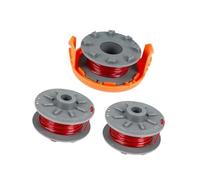 MEXWLOP Hilo de bobina for desbrozadora Gardena 5364-20, 1,6 mm x 6,1 m | BOBINAS compatibles con Gardena Turbo SmallCut 2401 ref.05328-20, set: 6 bobinas + 1 funda