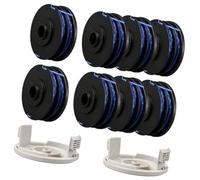 MEXWLOP Hilo de carrete for desbrozadora Ryobi, RAC123 5132002671, 1,6 mm x 8,3 m. Hilo de carrete for desbrozadora Ryobi, RLT4027, RLT4125, RLT5027, RLT6030, RLT5127, RLT6130-5132002670 (8 carretes +