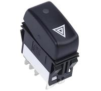 MEXWLOP Interruptor de advertencia peligro emergencia, for camión Kenworth, accesorio for automóvil P27-1040-25 Interruptor de peligro del tablero