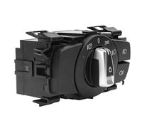 MEXWLOP Interruptor de control de luz de faros delanteros 61319169404, control preciso, for Serie 1 3 E82 E88 E90 LCI E91 LCI X1 E84 Unidad de interruptor de faros de coche