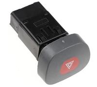 MEXWLOP Interruptor de luces emergencia eléctrico for coche, compatible con Renault Megane I Classic, Clio II Interruptor de peligro del tablero