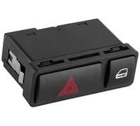 MEXWLOP Interruptor de luces emergencia intermitentes, for E46 E53 E85 325, X5, Serie 3, cierre centralizado puertas 61318368920 Interruptor de peligro del tablero