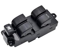 MEXWLOP Interruptor elevalunas Interruptor de ventana estilo coche, energía eléctrica, para 6 2003-2012, botón regulador control elevador BL4E-66-350 BL4E-66-350A(BLACK Onecolor)