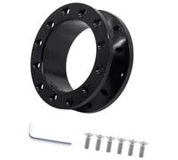 MEXWLOP Jefe del Cubo del Volante Tuning de bujes Volante Coche, para Adaptador Espaciador Deportivo 30Mm 50Mm CNC Aluminio Racing Hub Boss Kit Piezas automóvil(Black 30MM Black)