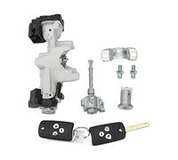 MEXWLOP Juego completo de cerradura, interruptor encendido, puerta, cilindro, tapa combustible, 2 llaves, for Civic, 12-14 Reemplazo del interruptor de encendido del coche