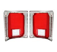 MEXWLOP Juego de 1 par lentes traseras S2c-btail 5968329 y 5968330 for Chevy C10, C20, C30 K10 Conjunto de carcasa de luz trasera de camión
