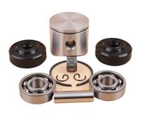 MEXWLOP Juego de Motor con Sello de Aceite de cojinete de Anillo de Pasador de pistón de 40mm, for Piezas de Motor de Motosierra Husqvarna, 41 141 141LE 142 142E Kit de pistón para Motosierra