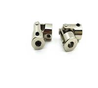MEXWLOP Junta de Barco Modelo Metal Acero Inoxidable, for Conector Coche D90 SCX10 RC 4 a 3,17 mm, 5 a, 6 a Brazo de suspensión(5 to 4mm 2pcs)