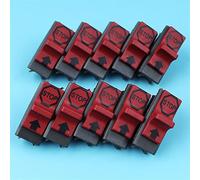 MEXWLOP Kit de Interruptor de Parada de Emergencia 10 X for Husqvarna, 136 137 142 50 51 55 61 36 41 Reemplazo de Motosierra OEM 503717901 Kit de Interruptor de Motosierra