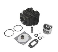 MEXWLOP Kit de pistón cilindro motosierra 43 mm, 45 y,2, 4500, 5200, 5800, cc, 52 58, repuestos for motosierras gasolina chinas Pistón del cilindro de maquinaria de jardín(5800 45.2MM)