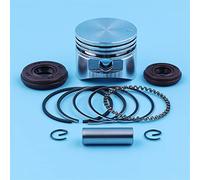 MEXWLOP Kit de Sellos de Aceite de Anillo de pistón de 35 mm, for cortadora de Motor GX25 GX25N GX25NT FG110 HHT25S Kit de pistón para Motosierra