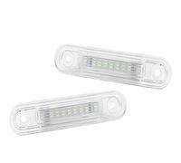 MEXWLOP Lámpara de matrícula luz blanca sin errores, for, Clase E W124 190 W201 C W202, 2 uds Módulo de luz para matrícula de coche