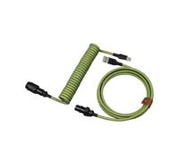 MEXWLOP LANO-Teclado mecánico en Espiral Paracord Personalizado, Cable de Resorte de Datos Tipo C, Bobina de Aviador GX16, Cable en Espiral USB C for Juegos Cable para portón Trasero(Mixed NO.6)