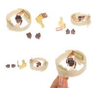 MEXWLOP Llave de taladro con destornillador inalámbrico de 1/2 piezas, for 895 875 887 885, reemplazo de piezas de reparación de cubierta de tapa de extremo de soporte de cepillo de carbón de rotor de