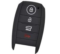 MEXWLOP Llavero de Coche de 4 Botones, for Kia, Sorento, Optima Forte Koup Soul Niro, Funda de Silicona for Control Remoto, Protector de Soporte de Piel Funda para Llave de Coche