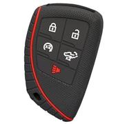 MEXWLOP Llavero de Coche, for Chevrolet Silverado, GMC Sierra, Buick, 2022-2024 Mando a Distancia de Silicona, for Smart, Llavero Anillo Protector Caso Cubierta Titular Funda para Llave de Coche