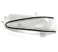 MEXWLOP Luces LED for espejo retrovisor de coche, luz señal giro for lateral derecho, for Civic FA1 FD1 FD2 2006 2007 2008 2009 2010 2011 Luz indicadora del espejo(BLACK Left)