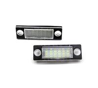 MEXWLOP Luz de matrícula 2 piezas 3B5998026, for Skoda, for Superb MK1 2001-2008, for Octavia, MK12000-2008 Luces coche Módulo de luz para matrícula de coche