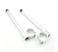 MEXWLOP Manillar elevador CNC con Clip, barra de mango elevación, tubo horquilla, un par, negro/dorado/plateado, for manillar motocicleta Abrazadera elevadora de manillar de motocicleta(31mm)