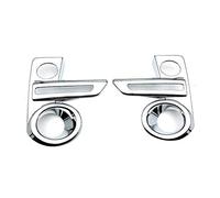 MEXWLOP Moldura embellecedora de cubierta decorativa luz antiniebla delantera cromada ABS, for Toyota, Raize 2020 Soporte de montaje para parachoques de coche