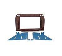 MEXWLOP Panel estéreo de Doble DIN, for Benz, S-Class W220 Coupe C215 2002-2006, Kit instalación Tablero reacondicionamiento Radio Fascia, Marco Frontal Recorte de Audio para Coche