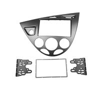 MEXWLOP Panel estéreo de Doble DIN, for Ford, Fiesta, Focus, Fascia 1998-2004, Kit embellecedor instalación Montaje Tablero reacondicionamiento Radio Recorte de Audio para Coche