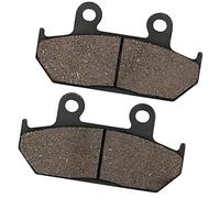 MEXWLOP Pastillas de freno delanteras y traseras motocicleta, for HON-DA VFR700 VFR750 Interceptor CBR750 CBR1000F Hurricane GL1500 Goldwing Zapatas de freno delanteras y traseras(BLACK Front)