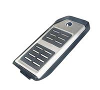 MEXWLOP Pastillas de pedal de freno, for VW, for TOUAREG, 2019 2020 Reposapiés de freno de combustible AT Pedales Placa Acelerador Pegatinas Estilo Cubierta del pedal de freno(1PCS)