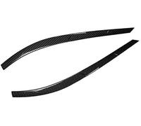 MEXWLOP Pegatinas automáticas de la cubierta del ajuste tapa ojo ceja faro delantero, for VW, for, 2011-2016, con apariencia fibra carbono Párpados de faros