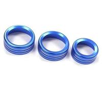 MEXWLOP Pegatinas de botones for coche, piezas Alfa, para Romeo