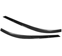 MEXWLOP Pegatinas de la cubierta del ajuste tapa ojo ceja faro delantero, for VW, for, 2011-2016, con apariencia fibra carbono Párpados de faros