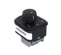MEXWLOP Perilla de ajuste del interruptor de control del espejo lateral 1K0959565K 1K0 959 565K, for VW, for 5 MK5, for Golf MK6 Rabbit, for EOS, for Pessat 3C, for Control de espejos laterales del au