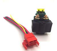 MEXWLOP Piezas eléctricas de la Motocicleta del Enchufe del Conector del solenoide del relé de Arranque de la Motocicleta, for Steed 400 600 VT250 VFR400 CBR 250 400 Motor de Arranque de Motocicleta