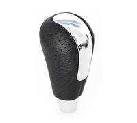 MEXWLOP Pomo de cambio de marchas automático for coche, for Mazda, 6 GG GH, for Mazda, 8 CX-7 MX5 RX8, for Mazda, 3 BK BL, palanca de cambios, brazo de pluma Pomo de palanca de cambios(BLACK Chromed)