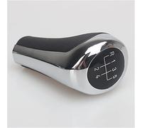 MEXWLOP Pomo de cambio de marchas cromado MT 5 de 6 velocidades, for, E46 E53 E60 E61 E63 E65 E81 E82 E83 E87 E90 E91 E92 X1 X3 X5 1356Series Pen Pomo de palanca de cambios(BLACK 5-speed)