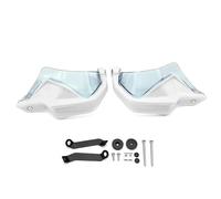 MEXWLOP Protector de manos for motocicleta con apariencia de carbono NC 750 X 2022, protector de manos NC750X DCT NC750S NC700X 2013-2021 2020 Protector de mano para motociclista(White Light Smoke)