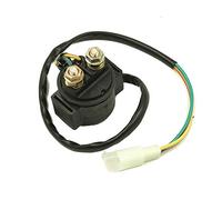 MEXWLOP Recambio de Motocicleta, relé solenoide de Arranque Apto for GY6, 50cc, 125cc, 150cc, 250cc, ATV, Accesorios de Repuesto for Patinete, 12V Motor de Arranque de Motocicleta
